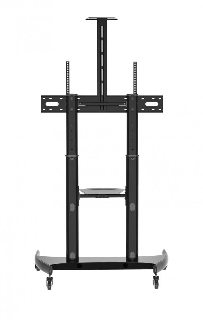 Stand TV mobil Serioux TV610TW 60"-100", dimensiuni: 1220x710x2045~ 2365mm, compatibilitate  dimensiune ecran: 60"-100", compatibilitate VESA: 400x400, 600x400, 800x400, 800x600, 900x600, 1000x600, Greutate maximă suportata: 100 kg, interval de înclinare: +5°~-10°, interval de înălțime: 1365~1685mm