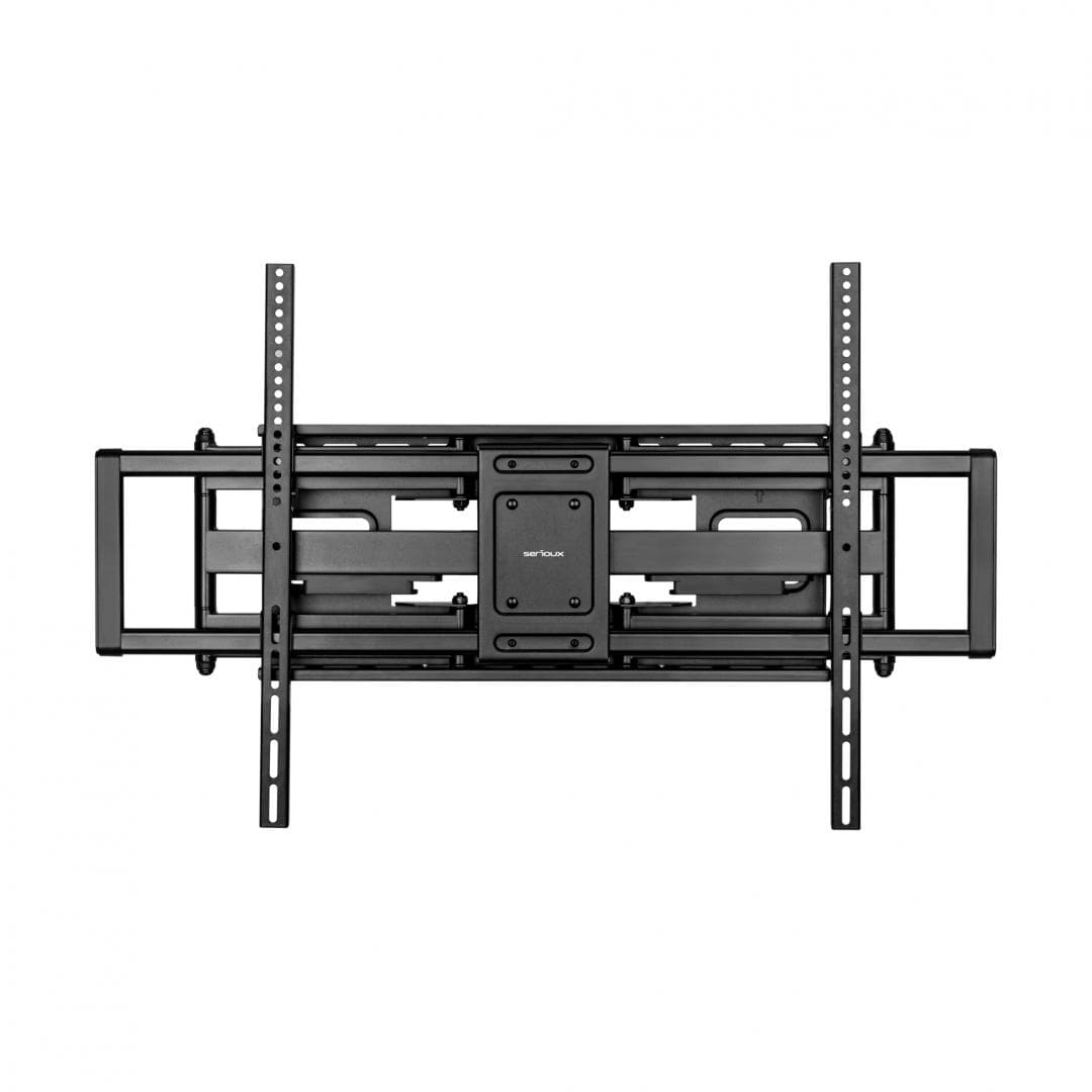 Suport TV Serioux Reglabil 60-120" 120kg Fit Screen Size 60"-120", VESA Compatible:200x200,300x200,400x200,300x300,400x300,400x400,600x400,800x 00,800x600,900x600, Weight Capacity 120kg, Profile 75~703mm, Tilt Range+ 5°~-15°, Swivel Range +60°~-60°, Screen Level +5°~-5°