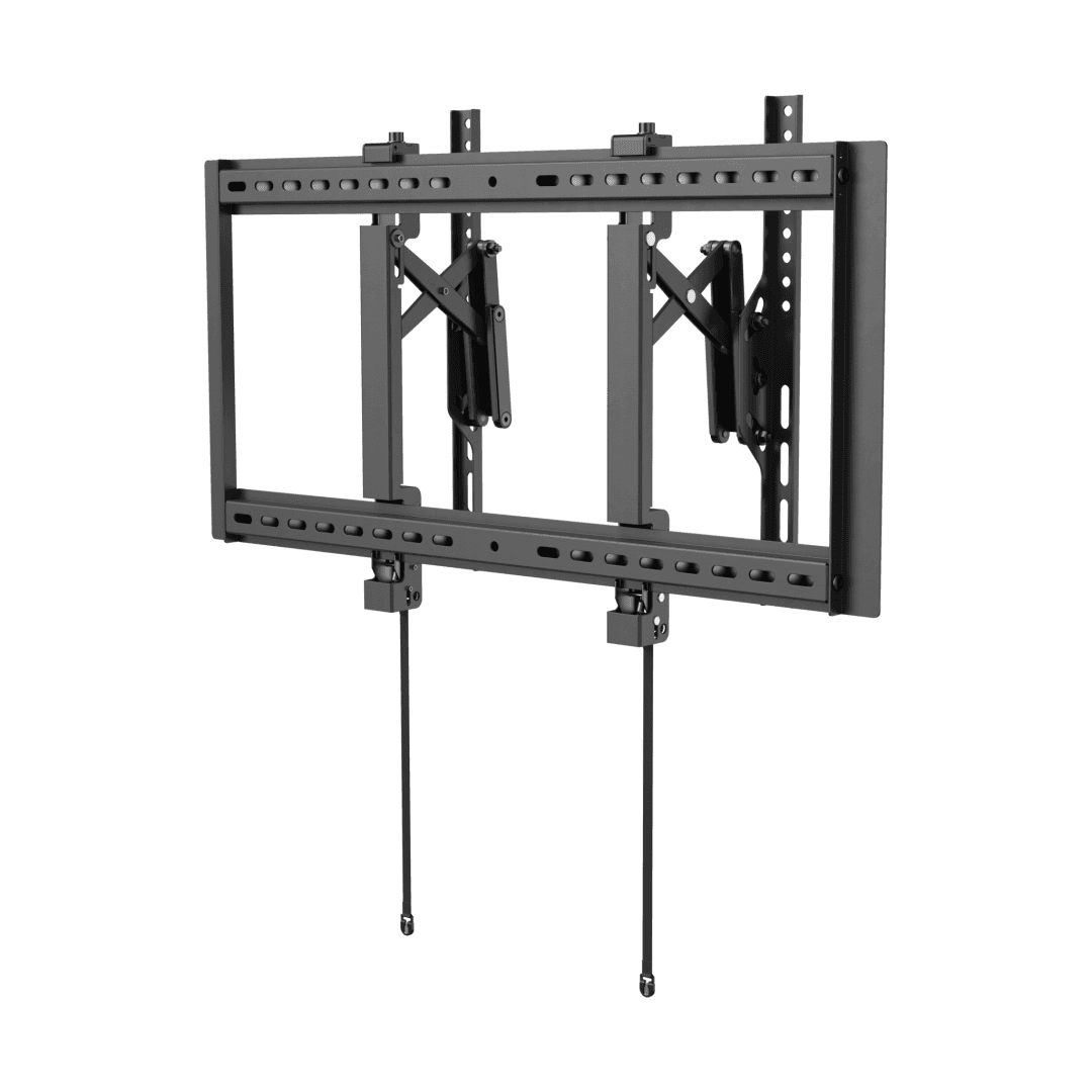 Suport TV Serioux Reglabil 37-90" 80kg  Dimensiune ecran compatibilă 37"-90" Compatibil VESA 200x200, 300x200, 400x200, 300x300, 400x300, 400x400, 600x400 Greutate maxima suportata 80 kg Profil 53~172 mm Interval de înclinare +10°~-15° Interval de pivotare +10°~-10° Nivel ecran 30 mm