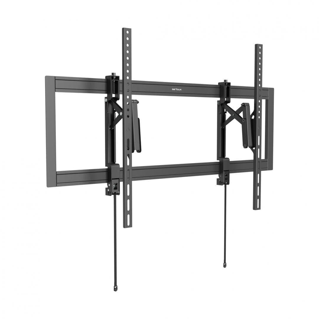 Suport TV Serioux Reglabil 55-105" 80kg  Dimensiune ecran compatibilă 55"-105" Compatibil VESA 200x200, 300x200, 400x200, 300x300, 400x300, 400x400, 600x400, 800x400, 600x600, 800x600, 900x600, 1000x600 Greautate suportata 80 kg Profil 53~172 mm Interval de înclinare +10°~-15° Interval de pivotare