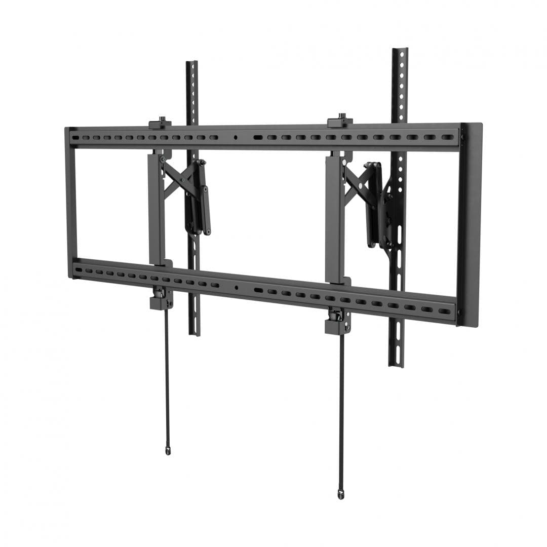 Suport TV Serioux Reglabil 55-105" 80kg  Dimensiune ecran compatibilă 55"-105" Compatibil VESA 200x200, 300x200, 400x200, 300x300, 400x300, 400x400, 600x400, 800x400, 600x600, 800x600, 900x600, 1000x600 Greautate suportata 80 kg Profil 53~172 mm Interval de înclinare +10°~-15° Interval de pivotare