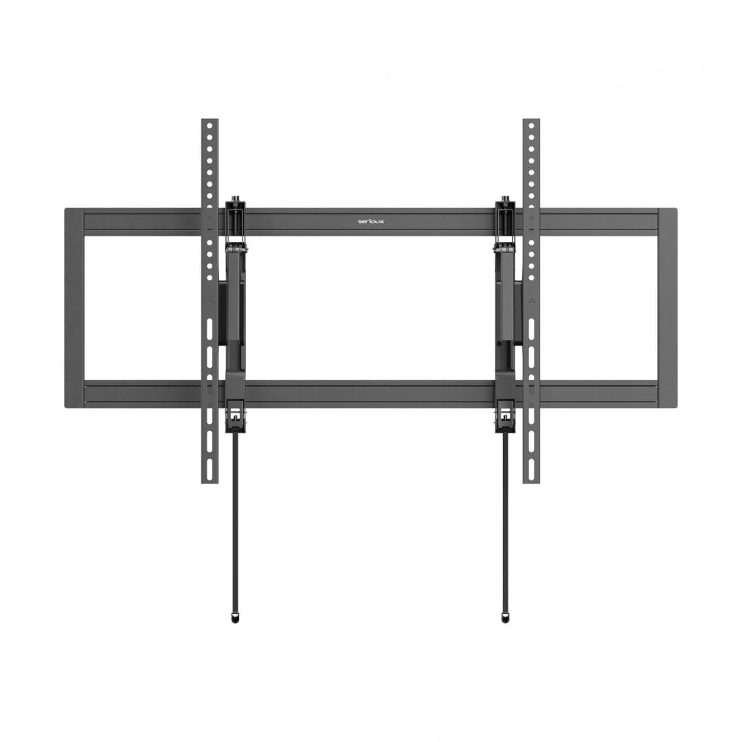 Suport TV Serioux Reglabil 55-105" 80kg  Dimensiune ecran compatibilă 55"-105" Compatibil VESA 200x200, 300x200, 400x200, 300x300, 400x300, 400x400, 600x400, 800x400, 600x600, 800x600, 900x600, 1000x600 Greautate suportata 80 kg Profil 53~172 mm Interval de înclinare +10°~-15° Interval de pivotare