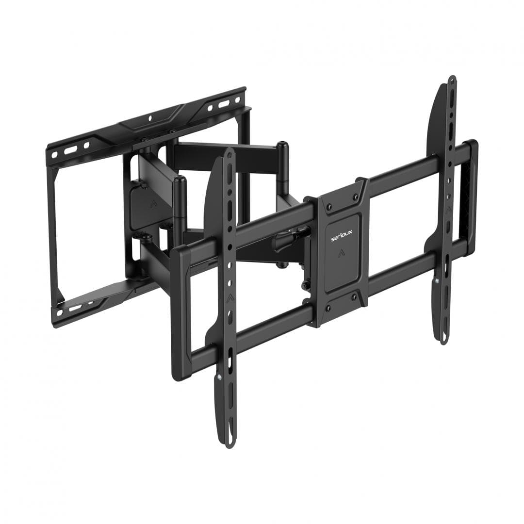 Suport TV Serioux Reglabil 37-90" 75kg Fit Screen Size 37"-90" VESA Compatible 200x100 - 600x400 Weight Capacity 75kg Profile 70~422mm Tilt Range +5°~-15° Swivel Range +60°~-60° Screen Level +3°~-3°