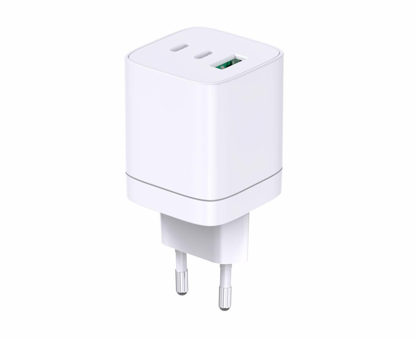 INCARCATOR SERIOUX 65W 2xUSB-C & USB-A de perete, Ieșire USB-C: C1 și C2: 5V/3A, 9V/3A, 12V/3A, 15V/3A, 20V/3,25A (65W) PPS: 5-11V/5A, (55W), A1: 5V/4,5A, 9V/3A, 12V/2,5A, 20V/1,5A(30W) C1+C2: 45W+20W (max. 65W), C1+A1: 45W+18W (max. 63W ) C2+A1: 7,5W+7,5W (max. 15W), C1+C2+A1: 45W+7,5W+7,5Wmax. 60W
