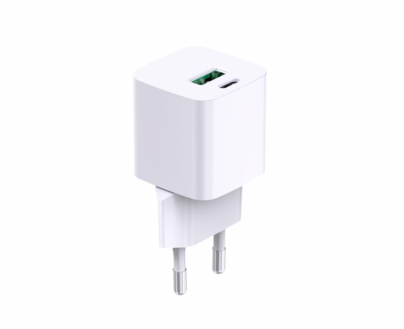 INCARCATOR SERIOUX 30W USB-C & USB-A de perete, Alimentator/încărcător cu USB, Ieșire USB-C: USB-C: 5V/3A, 9V/3A, 12V/2,5A, 15V/2,0A, 20V1,5A (30W) PPS: 3,3V-11V/3,0A, 3,3V-16,0V/2,0A (33W), USB-A: 5V/3A, 9V/2A, 12V/1,5A (18W) USB-C+USB-A: 5V/3A (15W)