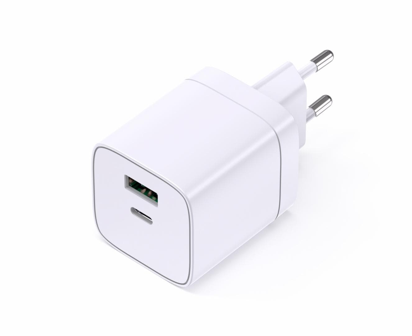 INCARCATOR SERIOUX 45W USB-C & USB-A de perete, USB-C: 5V/3A, 9V/3A, 12V/3A, 15V/3A, 20V/2,25A (45W) PPS: 3,3-11V/4,05A (45W), USB-A: 5V/3A, 9V/2A, 12V/1,5A (18W) USB-C+USB-A: 30W+12W=42W max.