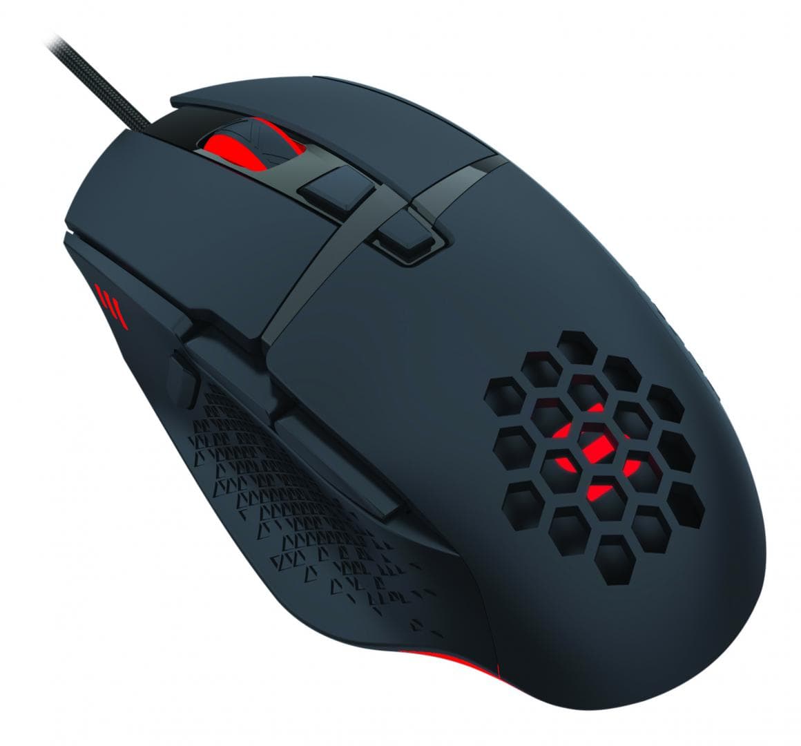 Kit Gaming Serioux Tobis 3 in 1, Tastatura de gaming, 104 taste, 7 taste Anti-ghosting, design slim, iluminare rainbow, structura metalica + taste negre, suport telefon, cablu USB 1.5M PVC, plug and play; Mouse gaming, senzor Sunplus 192, 1000-6400 DPI, switch HUANO, pana la 20 milioane de