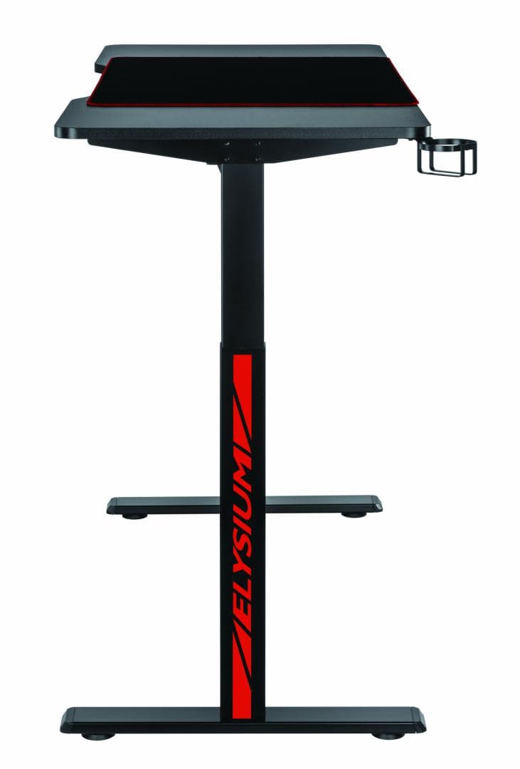 Birou gaming electric Serioux Elysium LED RGB 1400x600x730mm, reglare electrica pe inaltime inaltime ajustabila: 750 - 1210 mm