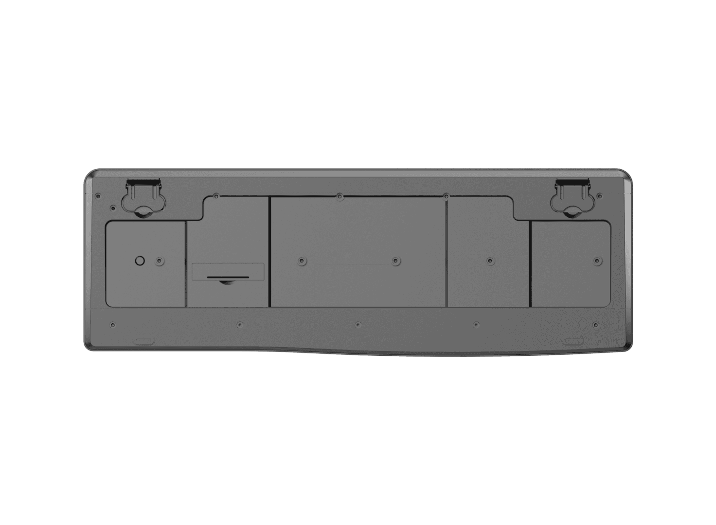 Tastatură wireless 2.4G SRXK-SKB706W, Tastatură: cu rând independent de taste multimedia, Mod Wireless: 2.4G, Număr taste: 104 + 9 taste rapide, Material: ABS, Culoare: Negru, Chipset: Huntersun, Tip interfață: USB,  Dimensiune: 442*152*25mm ; 440g, Baterie: 1*AAA (nu este inclusă)