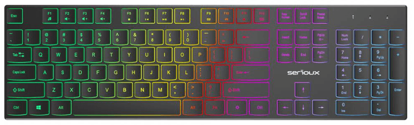 Tastatură office cu iluminare * Mod: USB cu fir * Număr tastă: 104 * Material: ABS * Culoare: Negru * Layout: SUA * Tip interfață: USB * Dimensiune: 438*126*26 mm * Compatibil cu Windows 2000/XP/Vista/Windows7/8/10/Mac