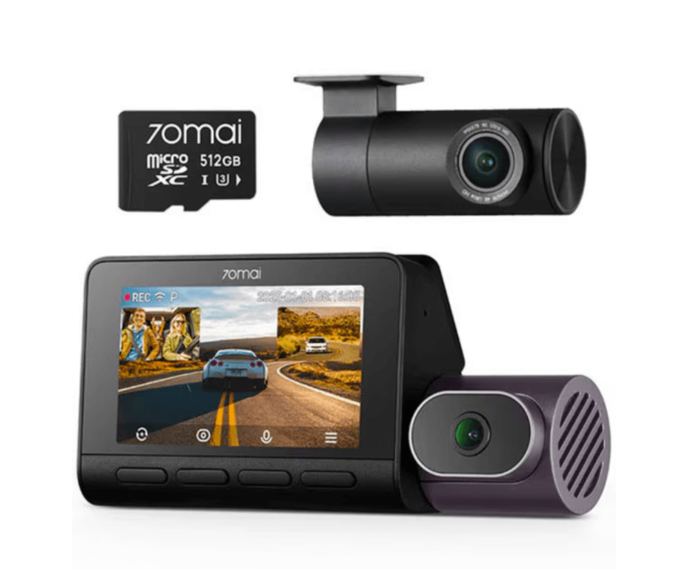 Camera auto DVR 70mai T800 Premium 4K, 146 FOV, ADAS, GPS, Night Vision,Wi-Fi
