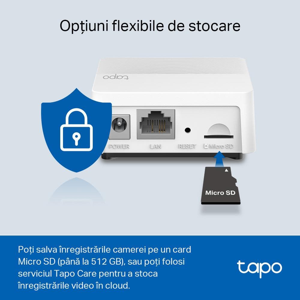 TP-Link Sonerie video smart TAPO D230S1, Senzor: 1/2.7“, Lentile F/NO: 2.1, IR pana la 7m, Rezistenta la ap: IP64, Unghi vizualizare: 160° pe diagonală, Rezolutie: 2K 5MP (2560 × 1920px), Compresie video: H.264, Microfon și difuzor încorporate, Standarde și Protocoale: IEEE 802.11b/g/n, 2.4 GHz