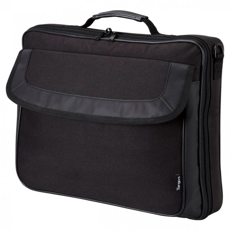Geanta laptop Targus, TAR300, pentru laptopuri de pana la 15.6", material poliester, negru