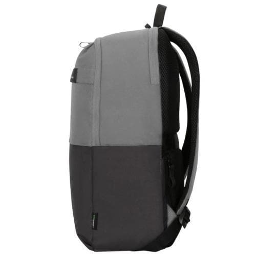 Rucsac laptop Targus 16" Sagano EcoSmart, pentru laptopuri de 16" sau mai mici, capacitate 22 de litri, material RPET 500, dimensiun: 33 x 19 x 53 cm, greutate 0.77 kg, negru/gri