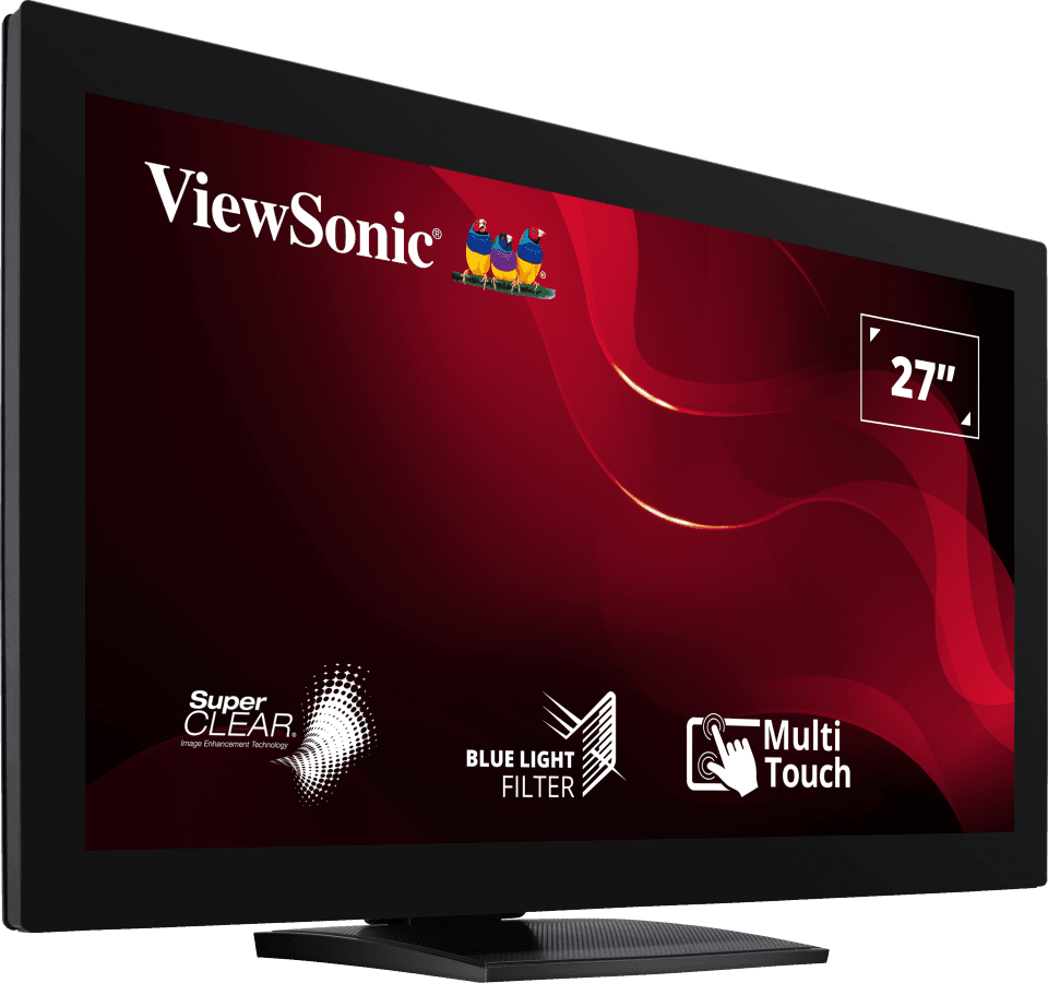 Monitor ViewSonic 27" TD2760, Touch: 10pts, Diagonal (inch): 27, Diagonal (cm): 69, Aspect ratio: 16:9, Panel: VA, Resolution: 1920x1080, Refresh Rate: 60Hz, Response time GtG: 6ms, Brightness (max): 250 cd/㎡, Contrast (static) : 3000:1, Viewing angle: 178°/178°, Color Gamut Type: NTSC