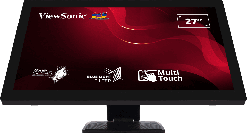 Monitor ViewSonic 27" TD2760, Touch: 10pts, Diagonal (inch): 27, Diagonal (cm): 69, Aspect ratio: 16:9, Panel: VA, Resolution: 1920x1080, Refresh Rate: 60Hz, Response time GtG: 6ms, Brightness (max): 250 cd/㎡, Contrast (static) : 3000:1, Viewing angle: 178°/178°, Color Gamut Type: NTSC