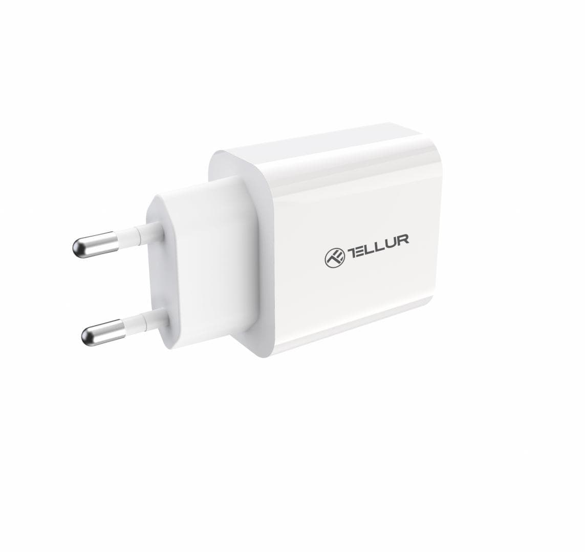 Incarcator priza Tellur USB-A QC3.0, 18W, alb