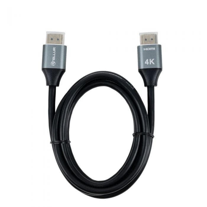 Cablu Tellur High Speed HDMI 2.0 4k, viteza 18Gbps, plug-plug, tata- tata, lungime cablu 3m, negru
