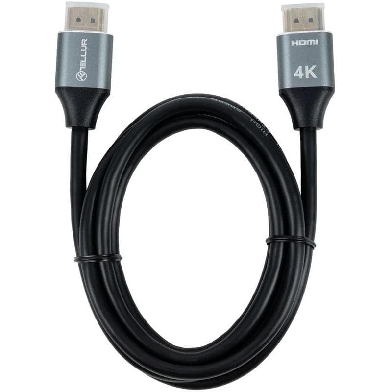 Cablu Tellur High Speed HDMI 2.0 4k, viteza 18Gbps, plug-plug, tata- tata, lungime cablu 5m, negru