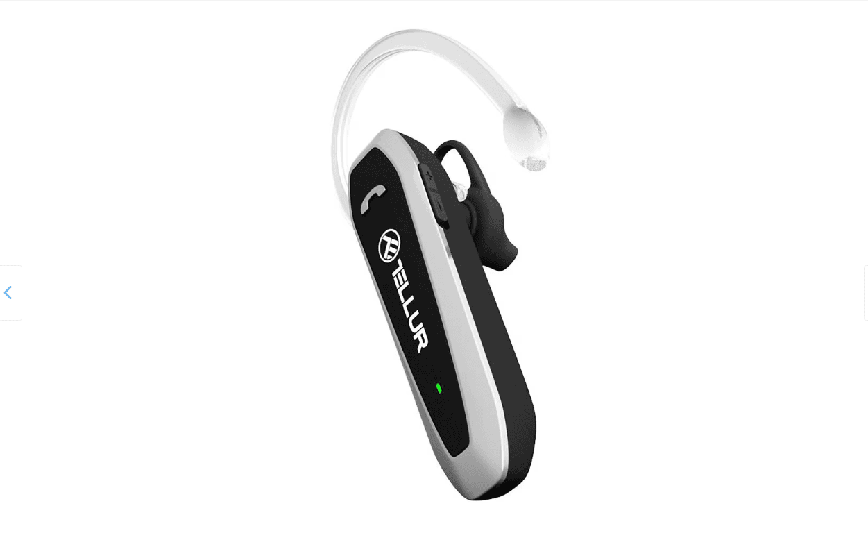 Casca BT Tellur Vox 100, raza wireless până la 10 m, frecventa 2,4 GHz, clasa 2, timp de vorbire până la 22 de ore, timp de așteptare până la 50 de zile, baterie 180mAh, sensibilitate difuzor 101±3dB la 1 kHz, negru