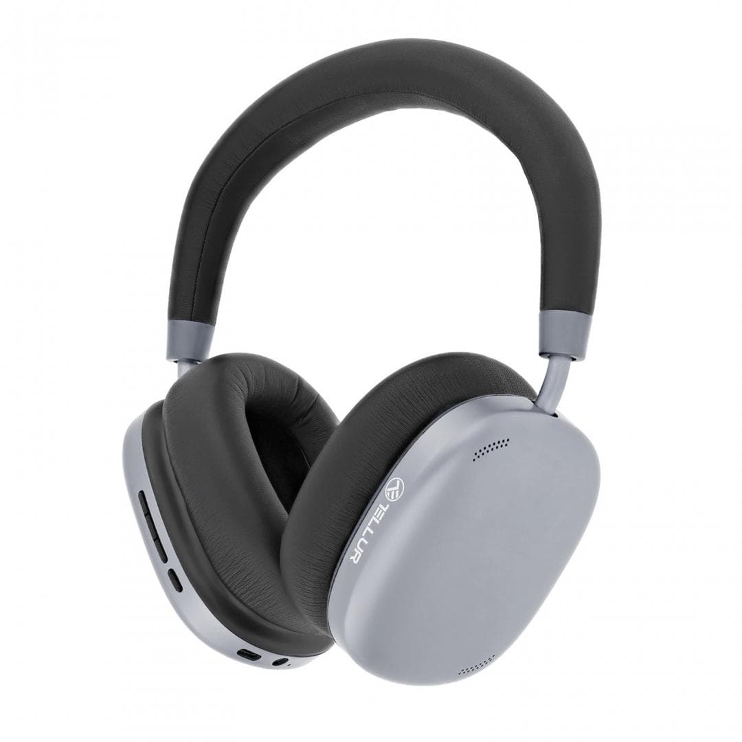 Casti Bluetooth Tellur Shade, frecventa difuzor 20Hz - 20KHz, timp de redare până la 50 de ore ANC OFF, până la 36 de ore ANC ON, gri