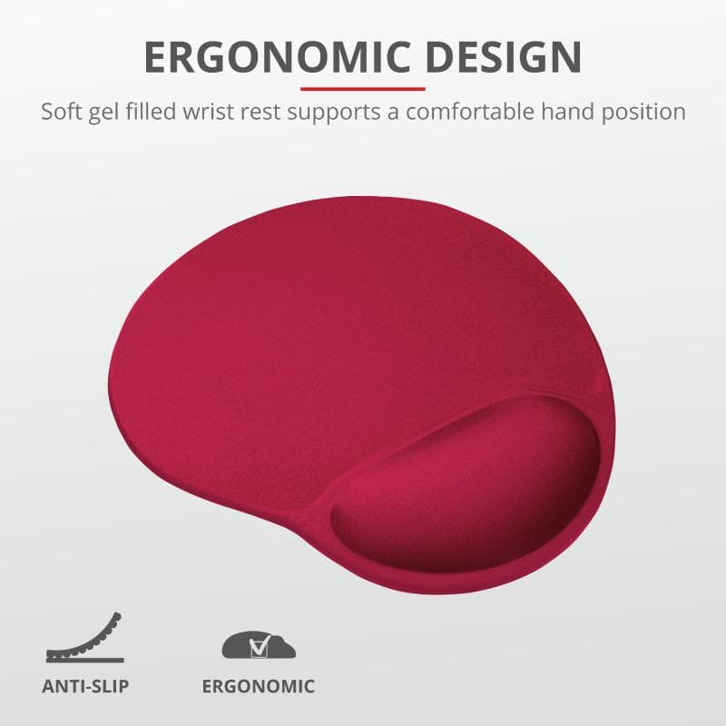 Mouse pad Trust BigFoot Mouse Pad, Small, red