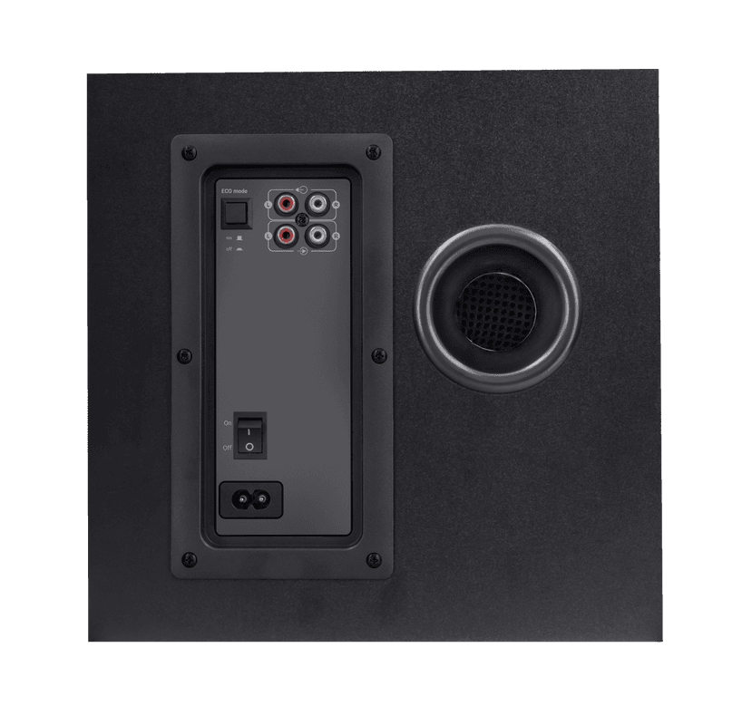 Sistem 2.1Trust GXT629 Tytan cu fir, USB 2.1, putere maxima RMS 120W, frecventa raspuns 20 Hz - 20.000 Hz, negru