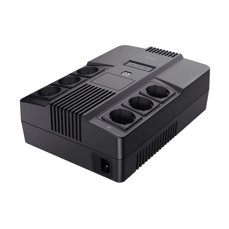 UPS Trust Maxxon 800VA, voltaj baterie 12 V, negru