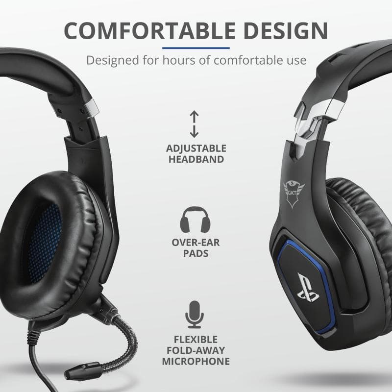 Casti cu microfon GXT 488 Forze PS4 Gaming, negru
