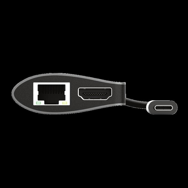 Hub USB Trust Dalyx, 7 porturi USB-C, negru