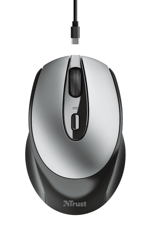 Mouse Trust Zaya, Wireless, negru