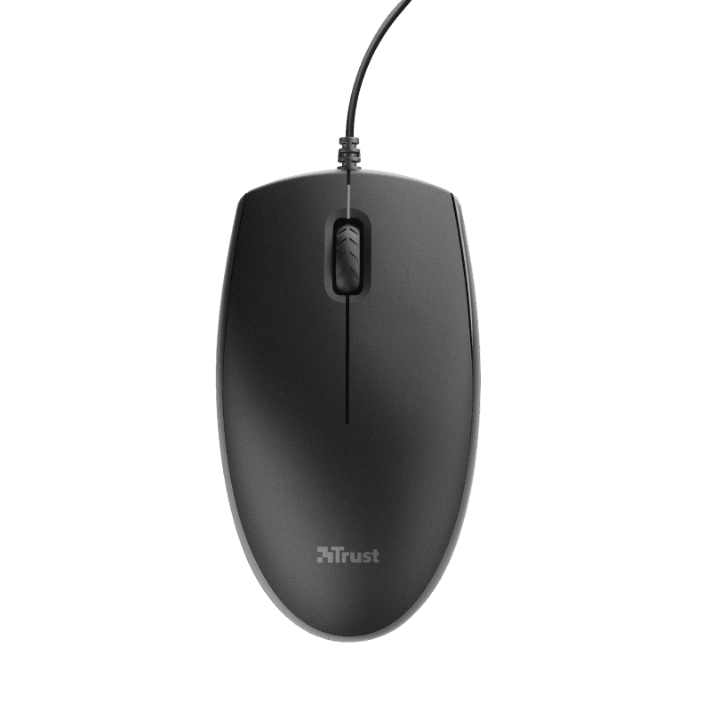 Kit tastatura + mouse Trust Primo, wired, negru