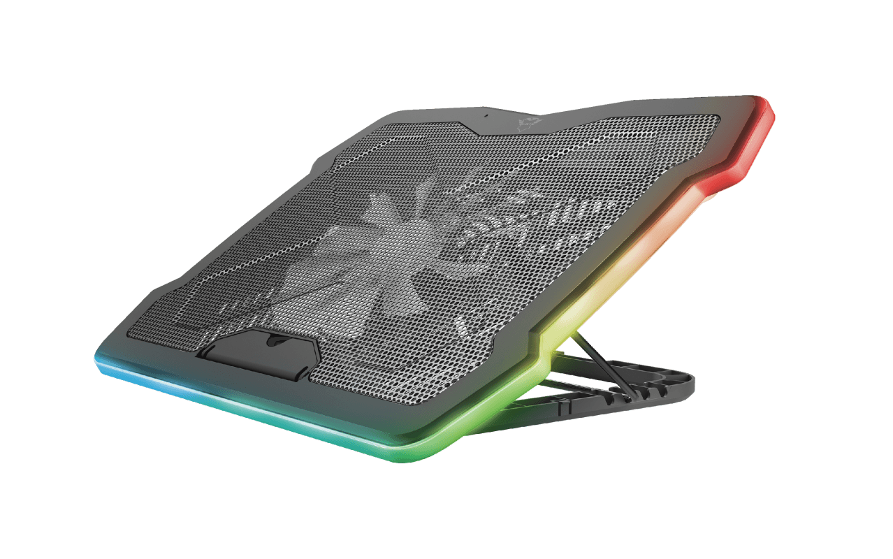 Stand racire Laptop Trust GXT 1126 Aura Multicolour-illuminated, negru