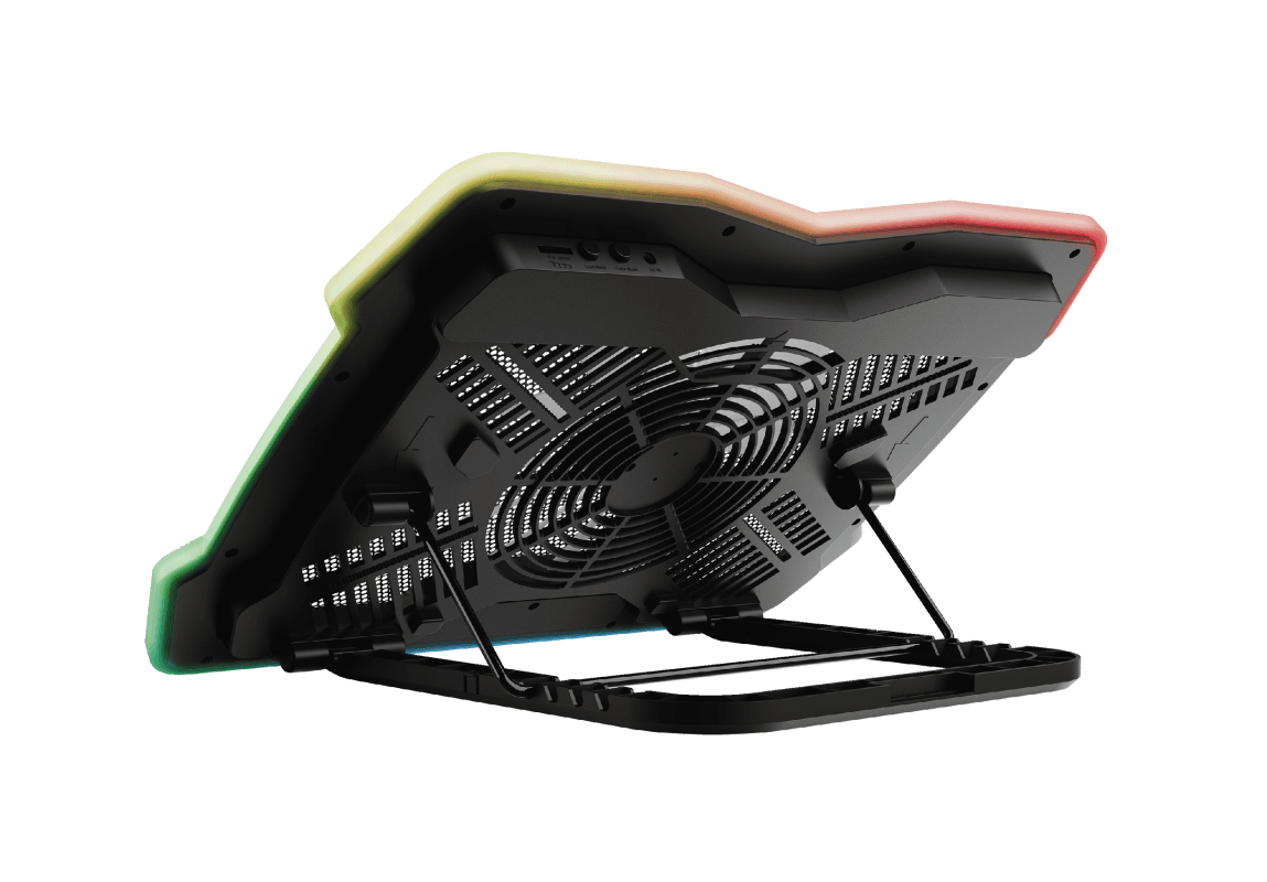 Stand racire Laptop Trust GXT 1126 Aura Multicolour-illuminated, negru