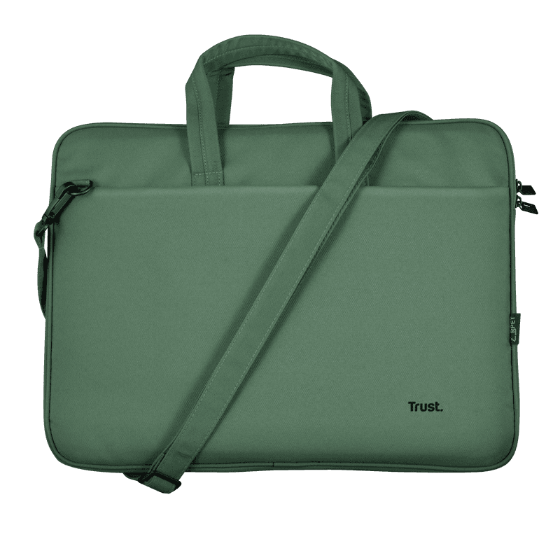 Geanta laptopuri Trust Bologna Eco 16", verde