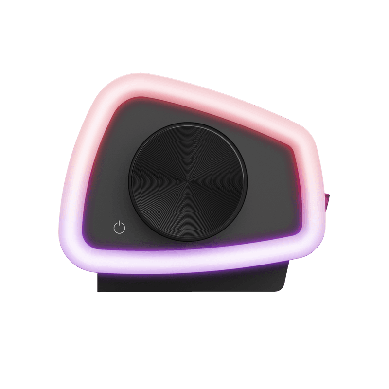Soundbar Trust GXT 620 Axon, puetere (RMS) 6W, frecventa 20 Hz - 20.000 Hz, audio input 3.5mm (1.4m), iluminare RGB, alimentare prin USB,  negru