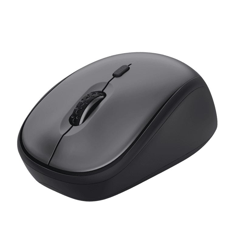 Mouse Trust Yvi+ Silent Wireless   Features Power saving yes DPI adjustable yes Silent click no Gliding pads UPE Software no   Sensor DPI 800, 1600 Max. DPI 1600 dpi Sensor technology optical   Control Grip type claw Left-right handed use right-handed Scroll wheel yes Trackball no Horizontal