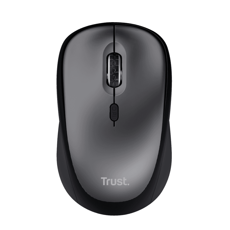 Mouse Trust Yvi+ Silent Wireless   Features Power saving yes DPI adjustable yes Silent click no Gliding pads UPE Software no   Sensor DPI 800, 1600 Max. DPI 1600 dpi Sensor technology optical   Control Grip type claw Left-right handed use right-handed Scroll wheel yes Trackball no Horizontal