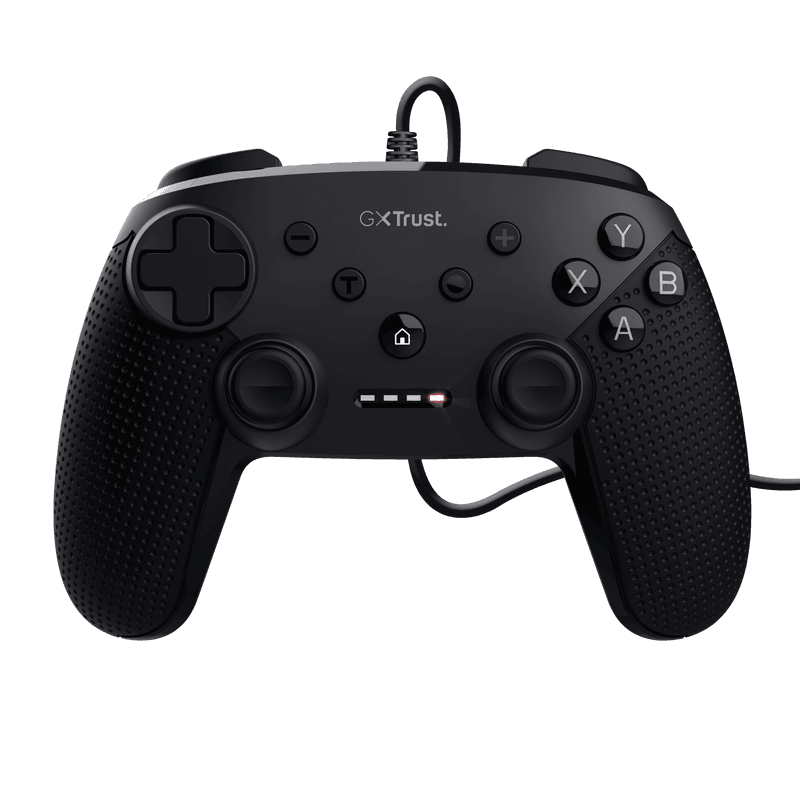 Controller cu fir Trust GXT 541 Muta, material ABS, lungime cablu 300cm, 15 butoane, compatibil cu pc, consola gaming, laptop, negru