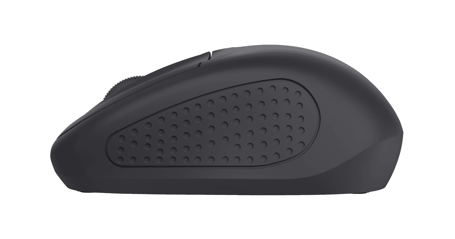 Mouse Trust Wireless optic, rezolutie 1600 DPI, negru