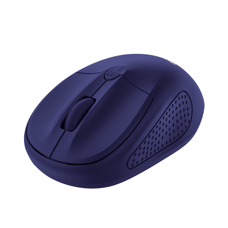 Mouse Trust Wireless optic, rezolutie 1600 DPI, albastru