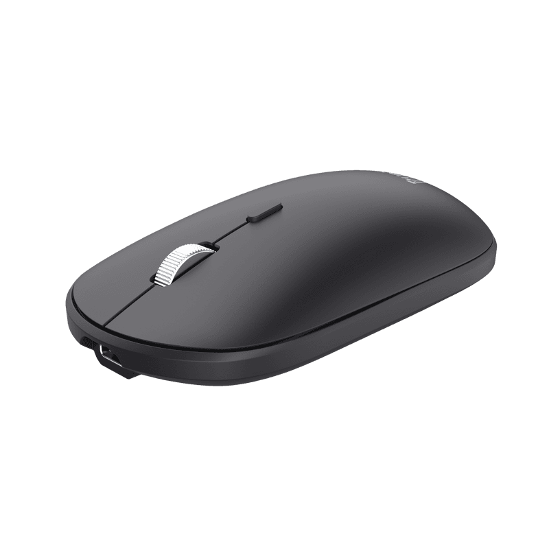 Trust Kit Wireless keyboard+mouse Lyra, mouse optic, rezolutie maxima 1200 DPI, conectivitate wireless, intefata USB-C, USB-A, negru