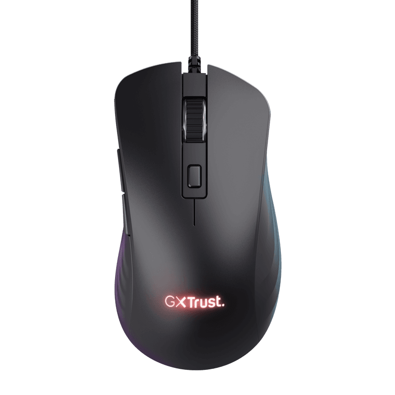 Mouse Trust GXT924 YBAR+ 25600 DPI, negru