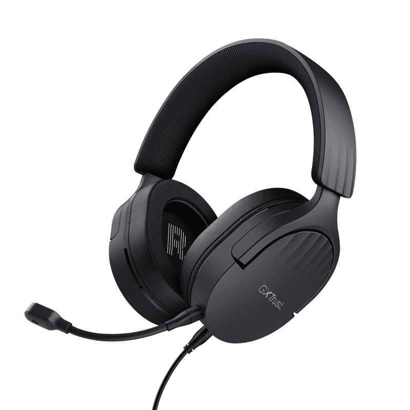Casti gaming TrustGXT 490P Fayzo cu fir, interfata USB 2.0, frecventa de raspuns 100 Hz - 17.000 Hz, sensivitate 100 dB, negru