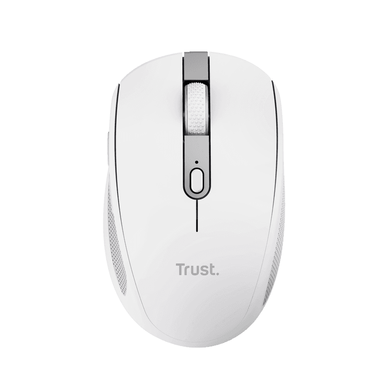 Mouse Trust Ozaa compact, rezolutie maxima 3200 DPI, interfata USB-A, USB-C, alb