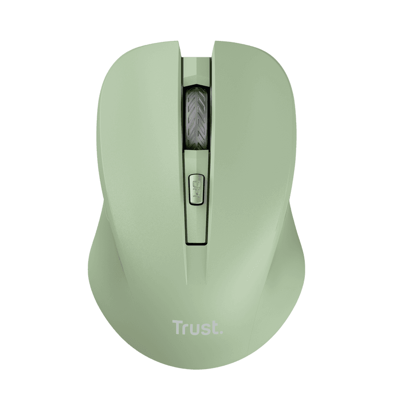 Mouse Trust Mydo Wireless, rezolutie 1800 DPI, 4 butoane, durata de viata baterie 6 luni, verde