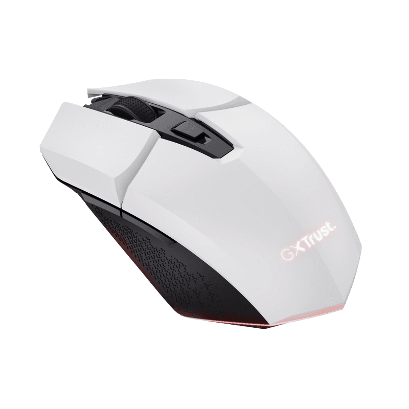 Mouse Trust GXT110W Felox cu fir,  4800 DPI, alb