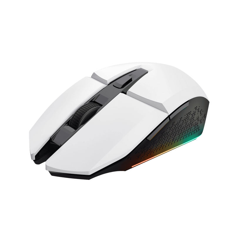 Mouse Trust GXT110W Felox cu fir,  4800 DPI, alb