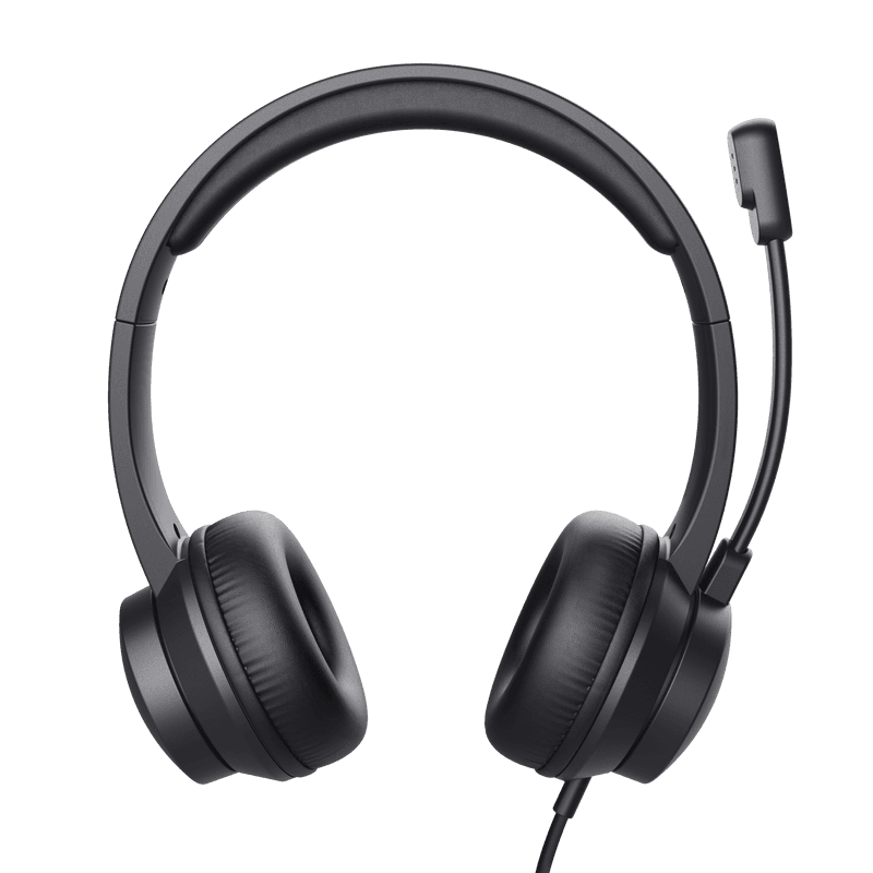 Casti Trust Ayda cu fir, interfata USB 3.0, frecventa de raspuns 20 Hz - 20.000 Hz, sensivitate 96 dB, negru