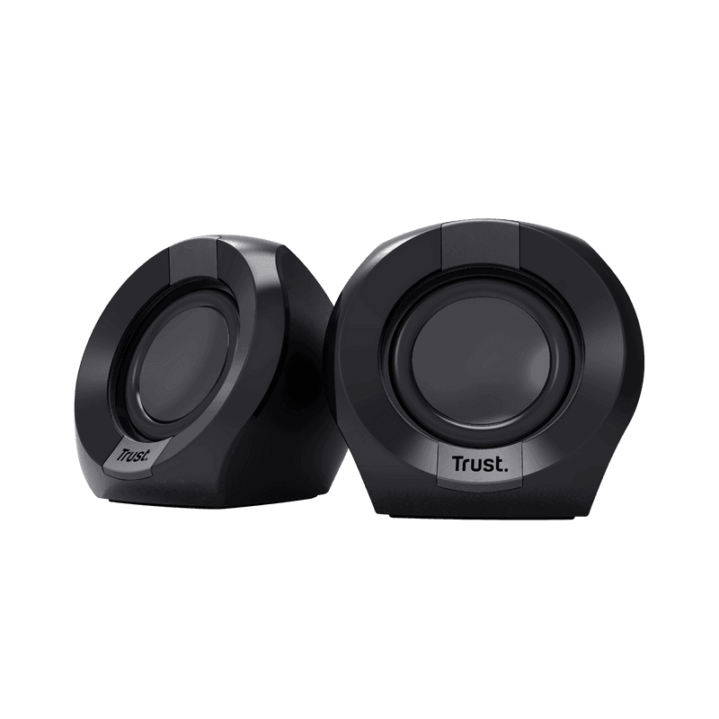 Boxe Trust Polo 2.0 cu fir, putere maxima 8W, audio input 3.5mm, negru